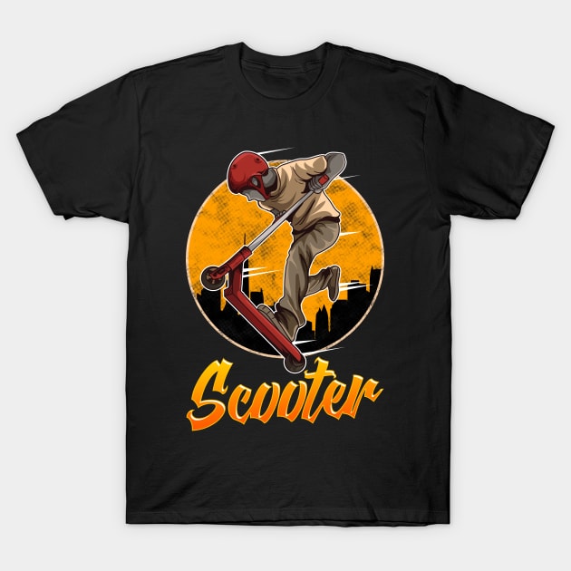 Scooter Obsessed Scootering Lover T-Shirt by theperfectpresents